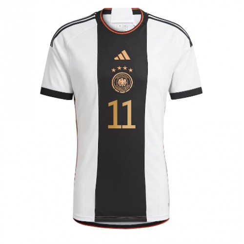 Tyskland Mario Gotze #11 Replika Hjemmebanetrøje VM 2022 Kortærmet